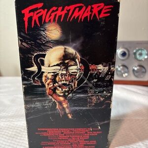 Frightmare VHS 1983 Vestron B-Horror Dark Comedy Quirky Showbiz Drama Untested